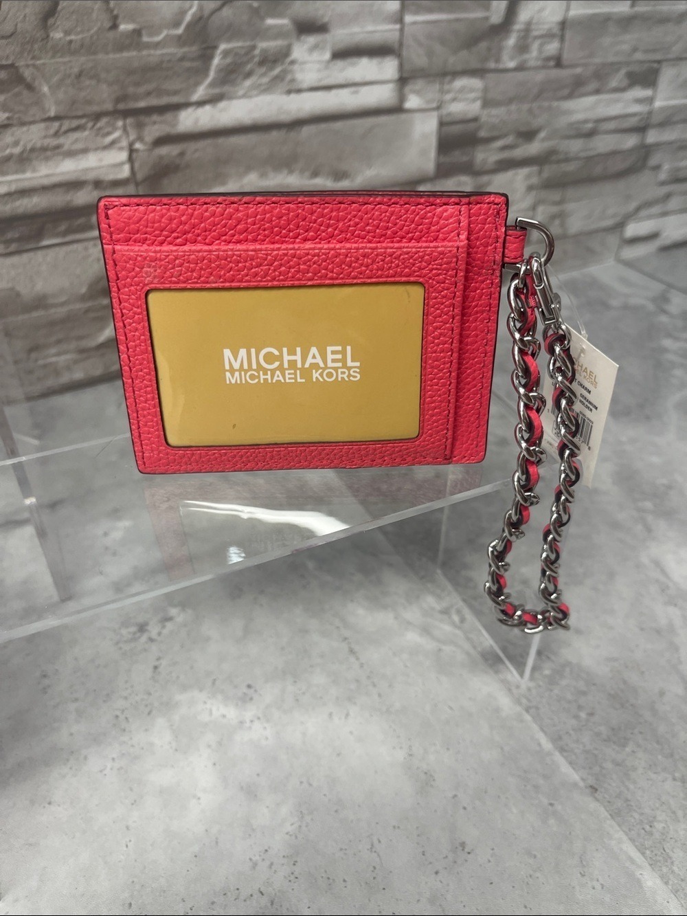 Michael Kors Small Legacy Hamilton Satchel & Matching Wallet Geranium Pink - Picture 13 of 15